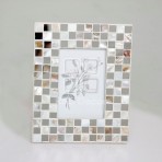 (EPF0045) MDF, Shell and Mirror Photo Frame